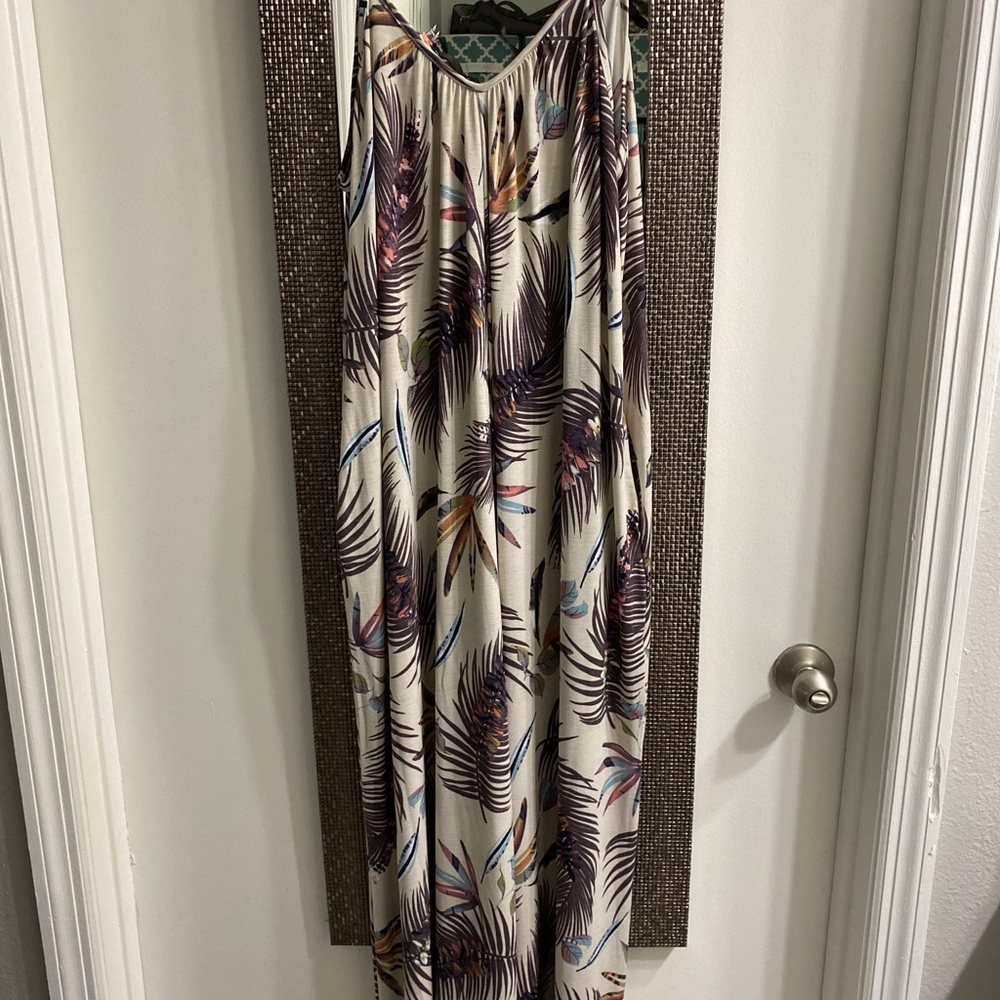 Tropical printed jumpsuit! Brand new!